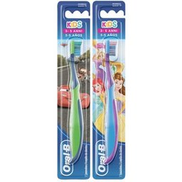 Kids 3+ Escova de Dentes Princess/Cars 3-5 Anos 1 Unidade