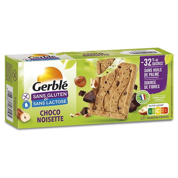 Sans Gluten & Sans Lactose Biscuits Pépites Chocolat Noisette 150g