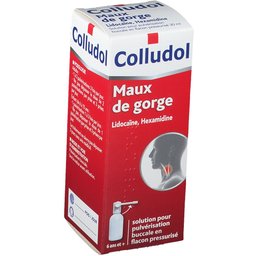 - Maux de gorge - Lidocaîne, Hexamidine - Solution pour pulvérisation buccale - Flacon pressurisé - Spray 30ml