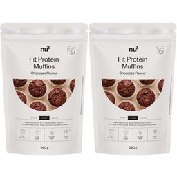 Fit Muffins protéinés, chocolat