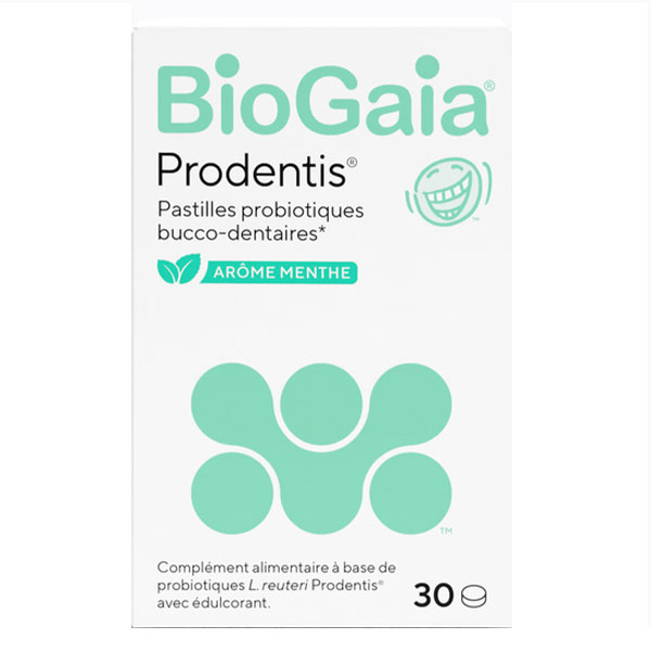 BioGaia® Prodentis®  arome Menthe 30 pastilles à sucer