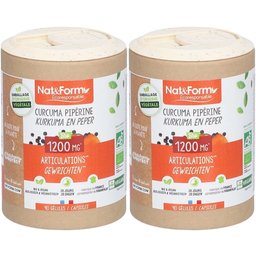 Nat&Form Curcuma Piperine BIO