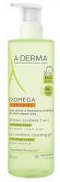 Exomega Control Gel Lavant Émollient 2en1 Anti-Grattage 500 ml - Flacon-Pompe 500 ml
