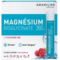 Magnésium Bisglycinate 360mg 10x25 ml