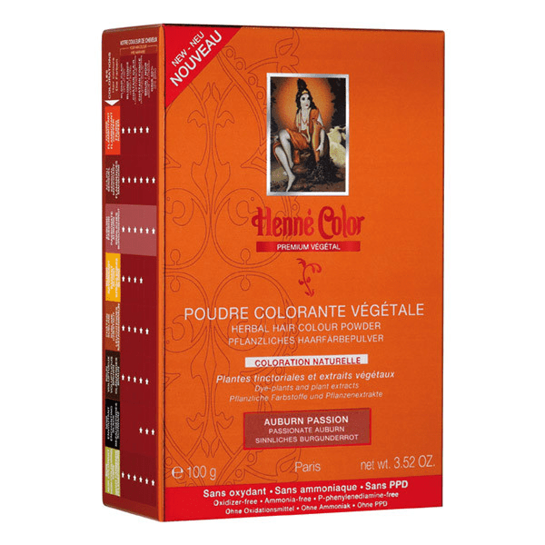 Henne Color Poudre Colorante Auburn Passion 100g