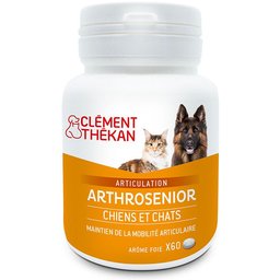 Arthrosenior - Soulage la douleur liée à l'Arthrose chez le Chien et le Chat - Stimule la régénération du cartilage - Aide à la mobilité articulaire