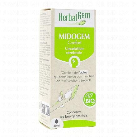 Concentré de bourgeons frais - Midogem Confort Circulation cérébrale Bio 30ml