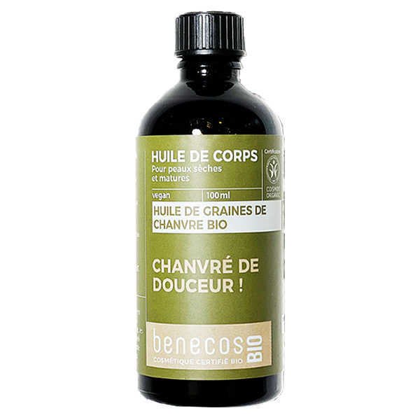 Huile de Corps Graines de Chanvre Bio 100ml