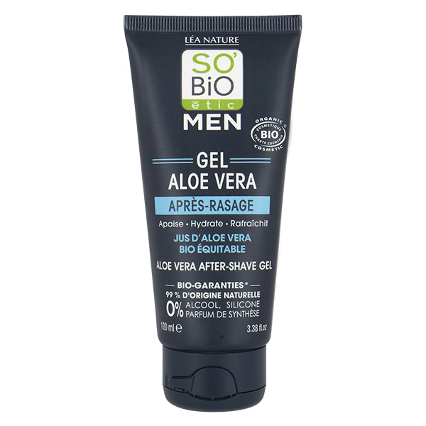 So'Bio Étic Men Gel Après-Rasage Jus d'Aloe Vera Bio 100ml