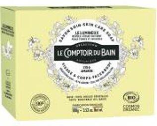 Savon Soin Visage Bio Lumineux Pour Les Peaux Ternes et Fatiguées 100 g - Pain 100 g