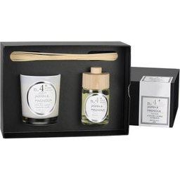 Set4 Bougie + Mikado Jasmine-Magnolia 23x16,6x8,3cm