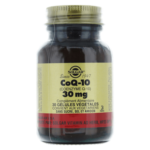CoQ-10 30mg 30 gélules végétales