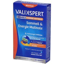 - Sommeil & Energie Matinale - Complément alimentaire tricouches -Mélatonine 1,9mg, Plantes, Vitamines B6 et B12 - Vegan - Sans gluten, sans lactose - 24 comprimés