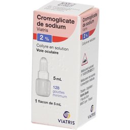 Cromoglicate de sodium 2 % collyre en solution