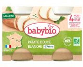 Patate Douce Blanche d'Anjou 260 g - Carton 2 pots de 130 g