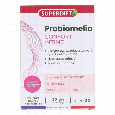 Probiomelia Confort Intime 30 gélules