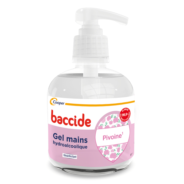 Désinfectant Gel hydroalcoolique Parfum Pivoine(1) 300ml
