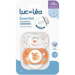 LUC ET LEA Duo de sucettes anatomiques