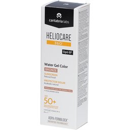 360° Water Gel Color Bronze Spf50+ Protection solaire avec finition naturelle