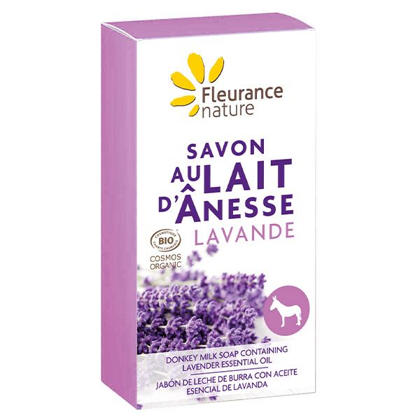 Savon au Lait d'Ânesse Lavande Bio 100g