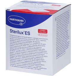 Stérilux® ES Compresses de gaze hydrophiles 8 Plis 5 x 5 cm