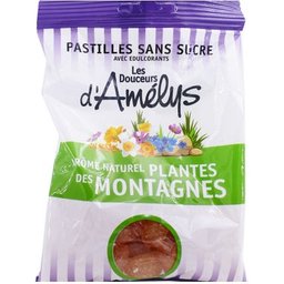 Le Douceurs D'Amelys Plantes Des Montagne Sans Sucre 80g