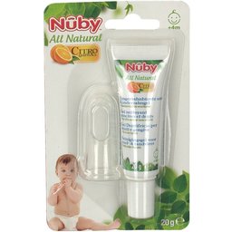 Citroganix Gel nettoyant gencives et dents + Brosse à dents de doigts
