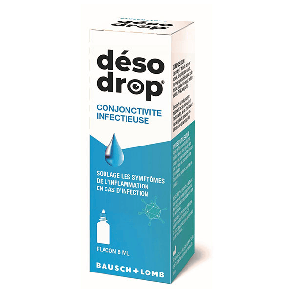 Ophtalmologie Désodrop Solution Ophtalmique Protectrice et Lubrifiante 8ml