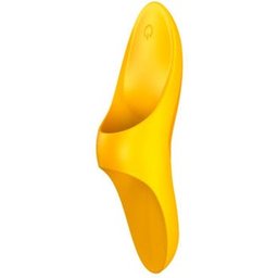 Teaser Vibrator Strong Yellow Finger 1pc