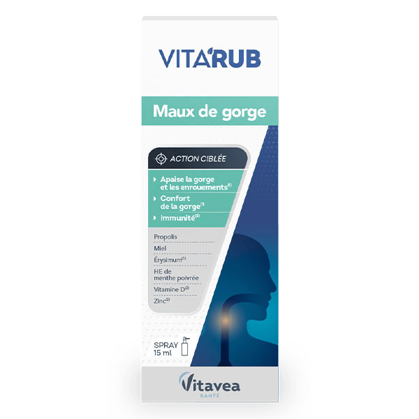 Vita'Rub Maux de gorge Spray 15ml