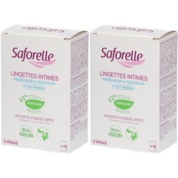 Saforelle® Lingettes Intimes Fraîcheur & Douceur