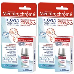 Mercurochrome® Pansement liquide Crevasses Mains
