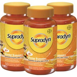 Pack Junior Gummies Vitamines Et Énergie Enfants 3x30 Unités