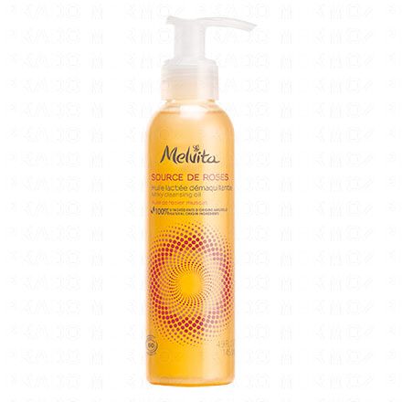 Source de roses - Huile lactée démaquillante flacon 145ml