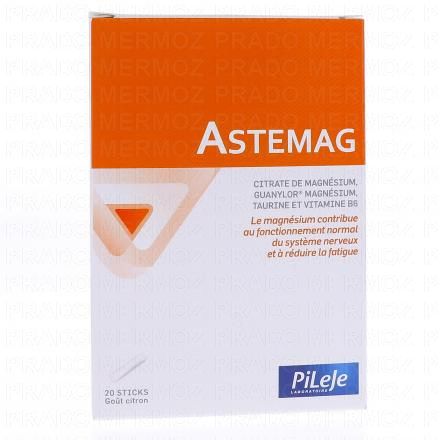 Astemag x20 Sticks Gout citron