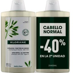 Shampooing Lait Avoine 2x400ml