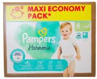 Harmonie Taille 6 Maxi Pack 62 Couches (13 kg et +) - Carton 62 couches