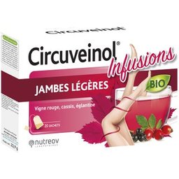 Circuveinol Infusion Jambes Légères 20 Sachets
