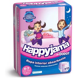 Happyjama couche bébé fille T-7 17 pcs