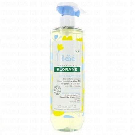Bébé Gel lavant doux au Calendula apaisant 500ml