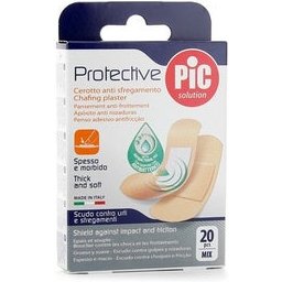PiC Protecteur avec pansement adhésif bactéricide 20 pcs assortiment