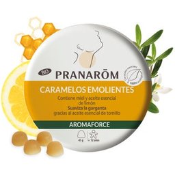 Pranarôm AromaforceGommes Adoucissantes Miel Citron Bio 45g