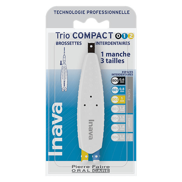 Brossettes Trio Compact 0. 1. 2 Espaces Étroits 3 recharges