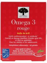 Omega 3 Rouge 60 Unités - Boîte 60 gélules de 0,6 g
