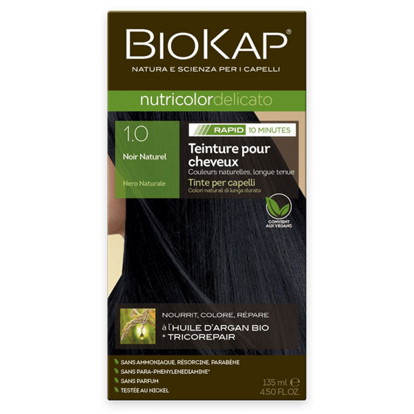 Nutricolor Delicato Rapid 1.0 coloration Noir Naturel 135ml