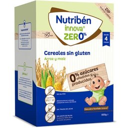 Nutriben Innova Zero% Céréales Sans Gluten Riz et Maïs 500g