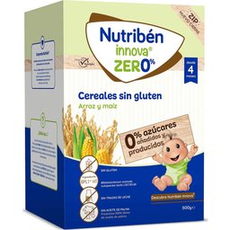 Nutriben Innova Zero% Céréales Sans Gluten Riz et Maïs 500g