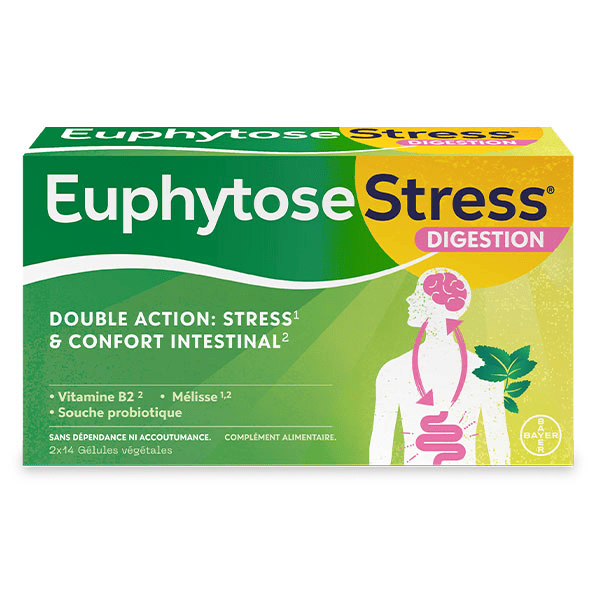 Stress Digestion Stress et Confort Intestinal 2x14 comprimés
