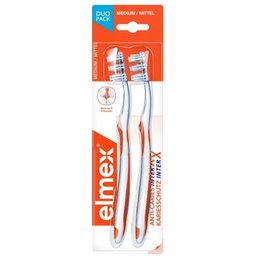 Protection Caries Brosse À Dents Interx Medium Duo Pack