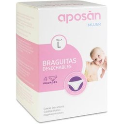 Aposán Culotte Jetable Post-partum Taille L 4uts